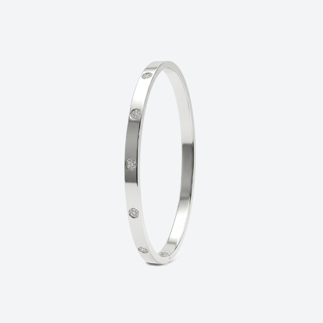 DOTTO Armband — Weißgold