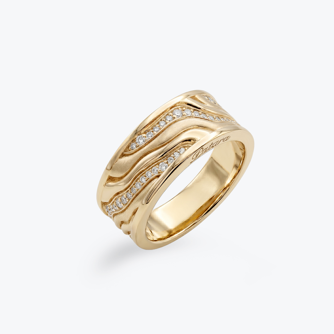 MEDİTERRA Bague - Diamant — Or jaune
